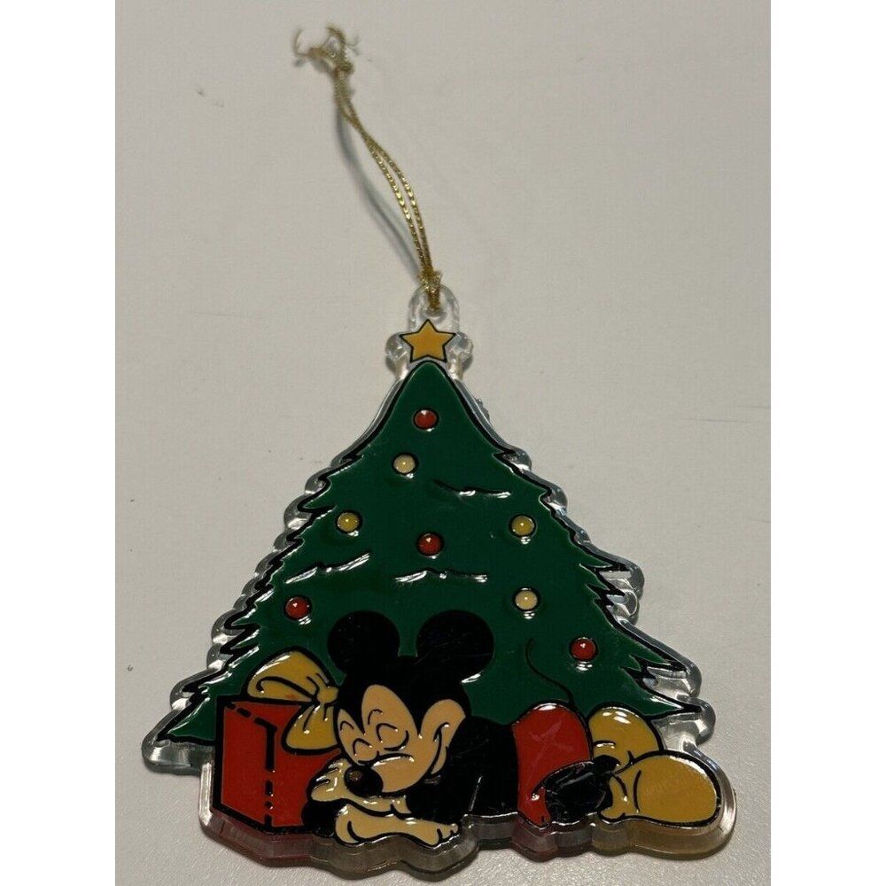 Vintage Walt Disney Productions  Mickey Mouse Christmas Tree Ornament Florida